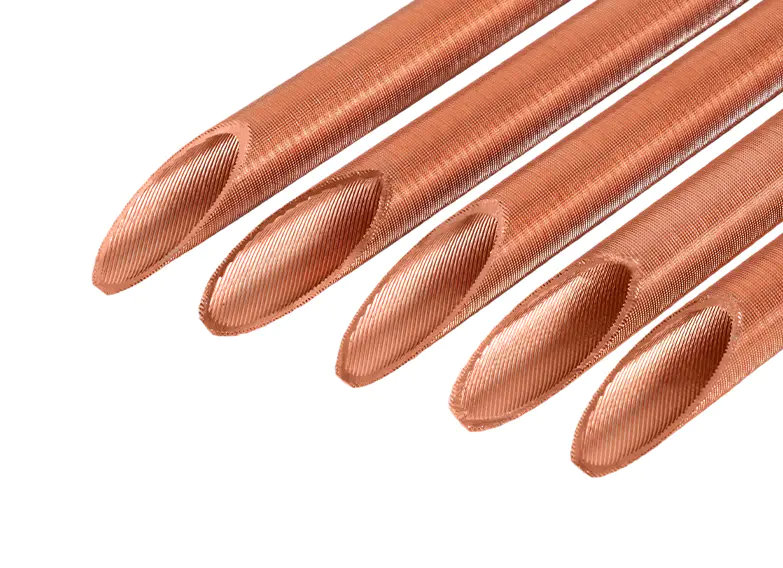 Tubo de cobre do condensador