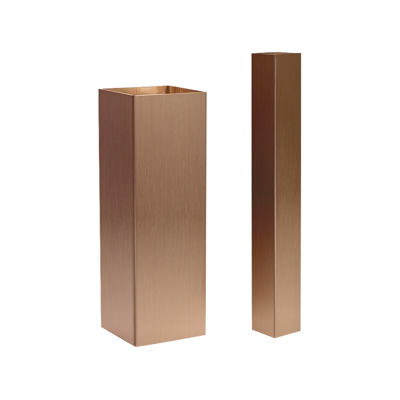 Tubo quadrado de cobre